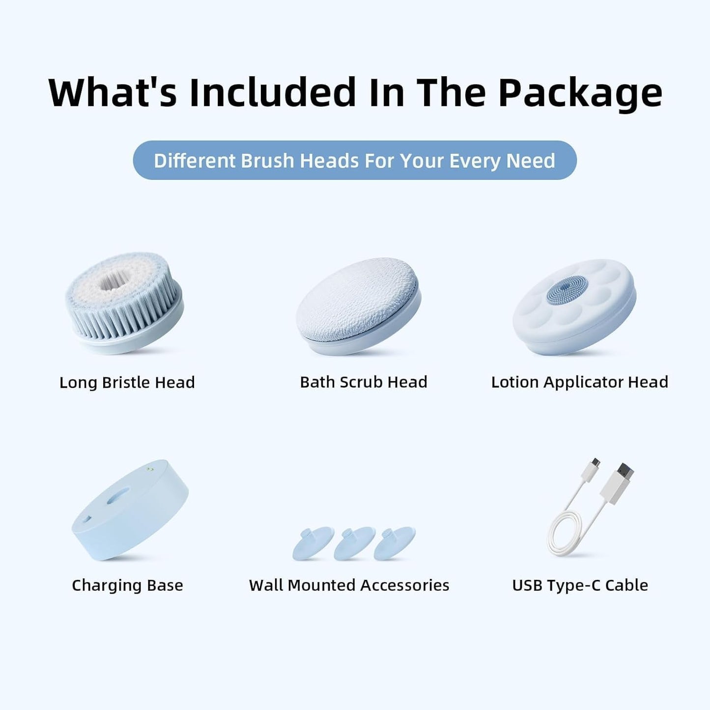 Powerful Shower Back Scrubber