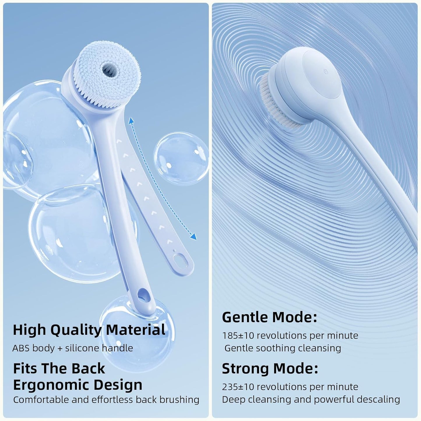 Powerful Shower Back Scrubber