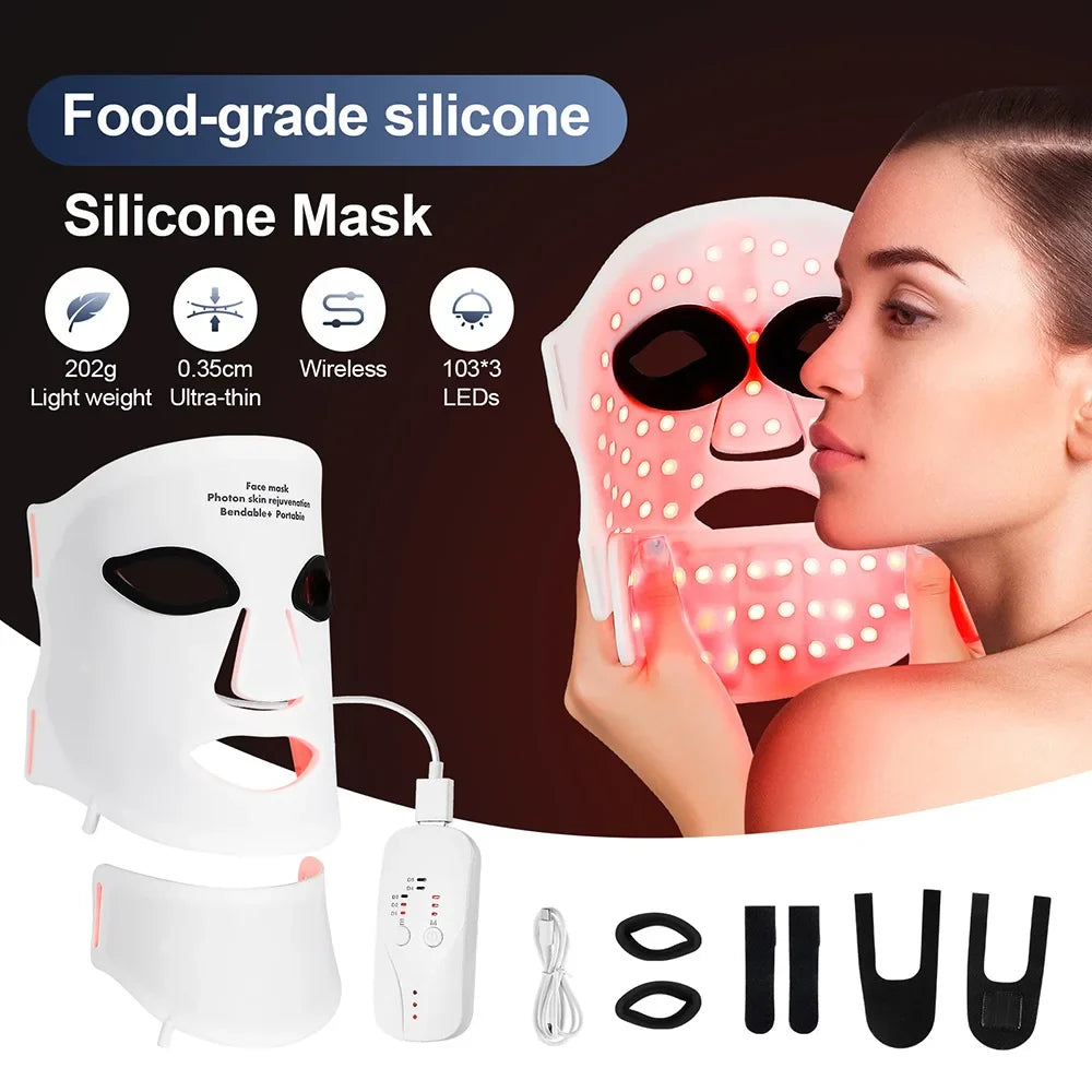 Radiant Glow LED Face Mask + acne treatment