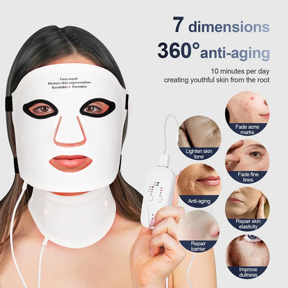 Radiant Glow LED Face Mask + acne treatment